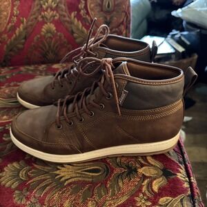 G.H. Bass & Co. Men's Chukka Boots Lace-Up Shoes Tan/Brown Size 10.5